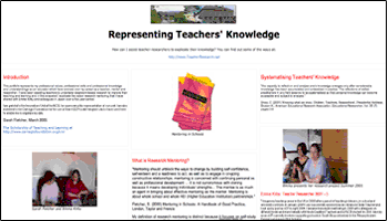 teacher knowledge homepage